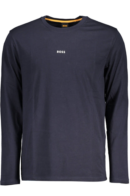 HUGO BOSS T-SHIRT MANICHE LUNGHE UOMO BLU