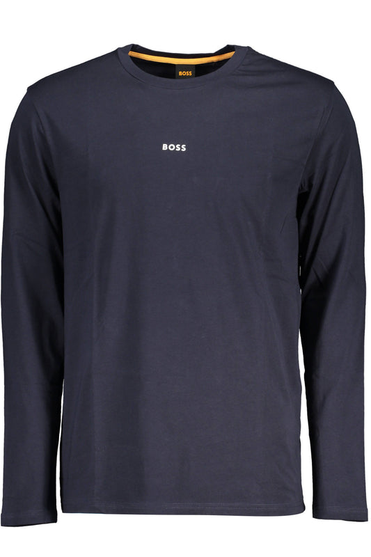 HUGO BOSS T-SHIRT MANICHE LUNGHE UOMO BLU