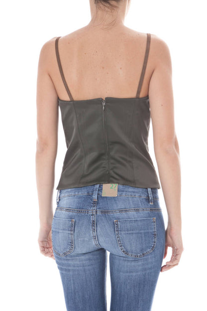 JOHN GALLIANO TOP DONNA VERDE