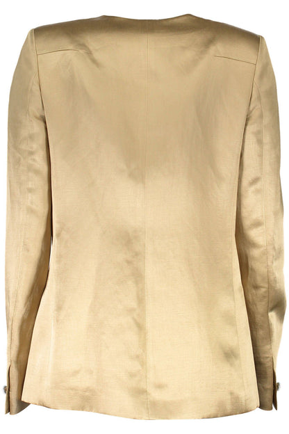 JUST CAVALLI GIACCA CLASSICA DONNA ORO