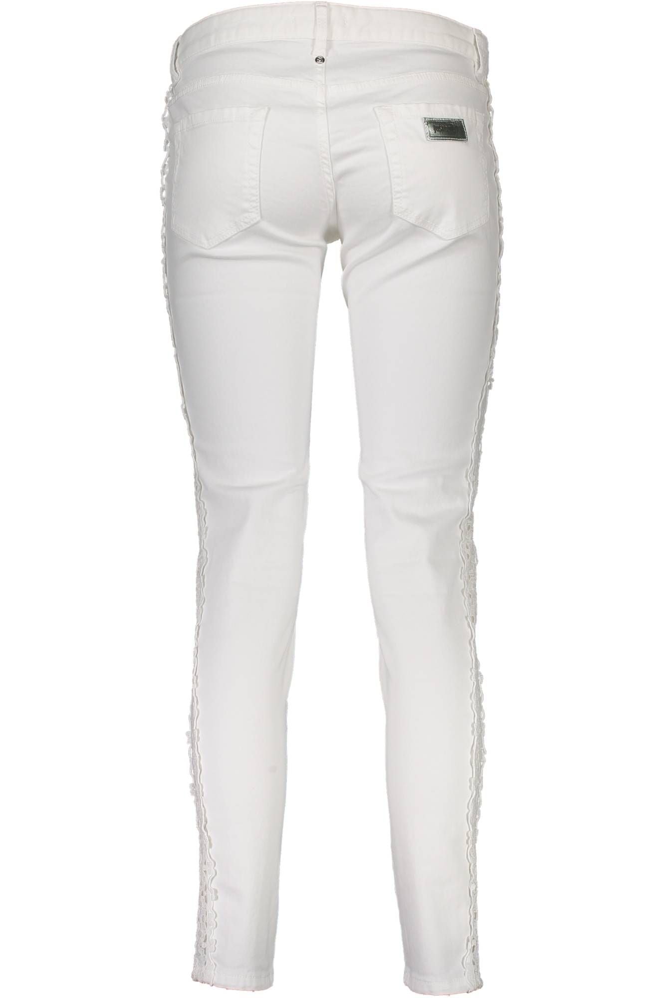 JUST CAVALLI PANTALONE DONNA BIANCO