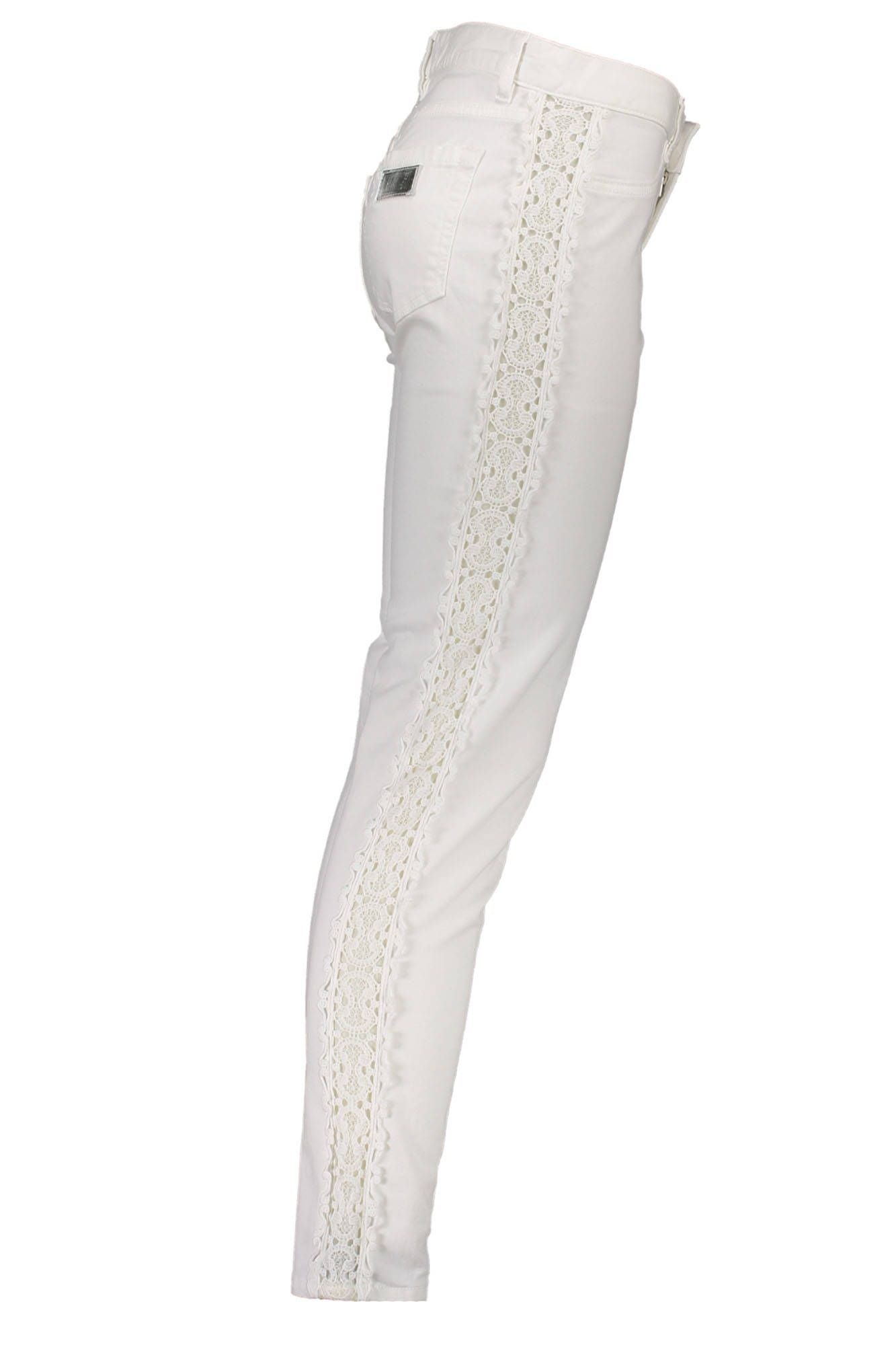 JUST CAVALLI PANTALONE DONNA BIANCO