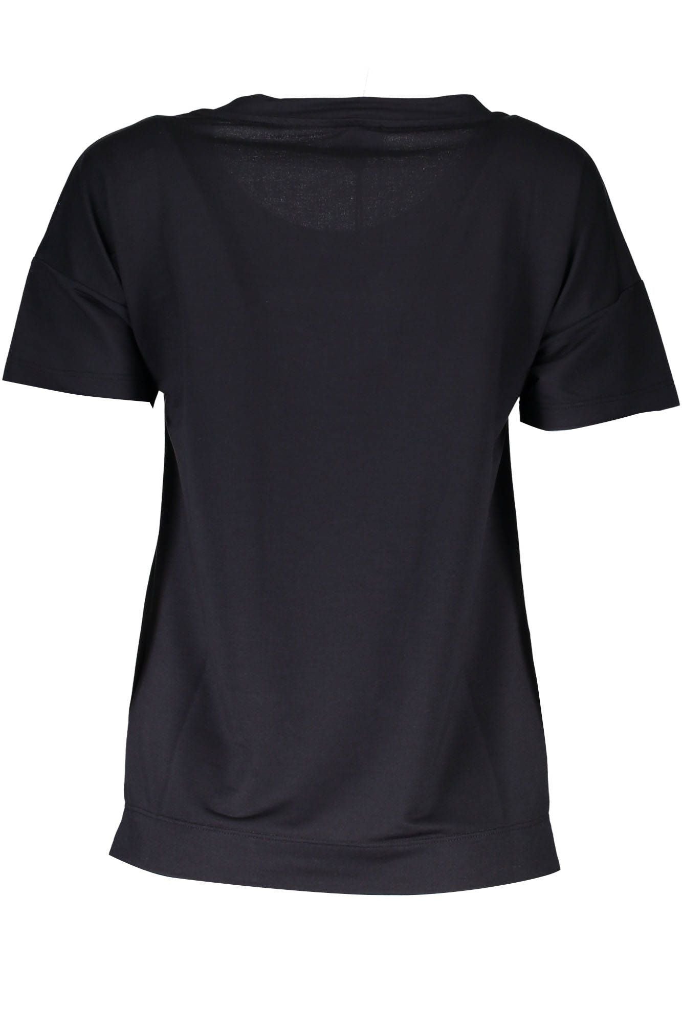 JUST CAVALLI T-SHIRT MANICHE CORTE DONNA NERO