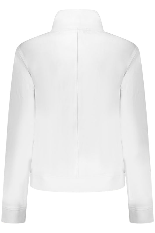 K-WAY FELPA CON ZIP DONNA BIANCO