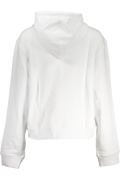 K-WAY FELPA CON ZIP DONNA BIANCO