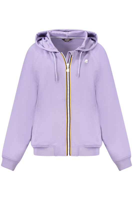 K-WAY FELPA CON ZIP DONNA VIOLA