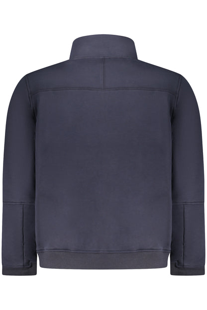 K-WAY FELPA CON ZIP UOMO BLU