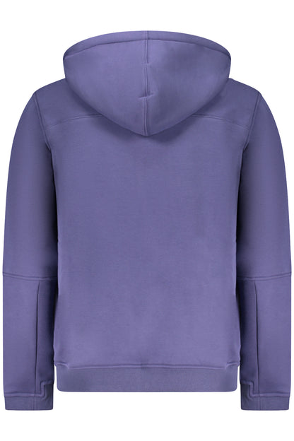 K-WAY FELPA CON ZIP UOMO BLU