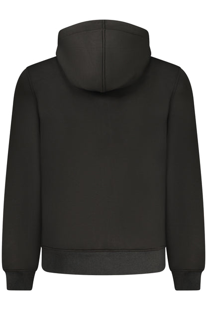 K-WAY FELPA CON ZIP UOMO NERO