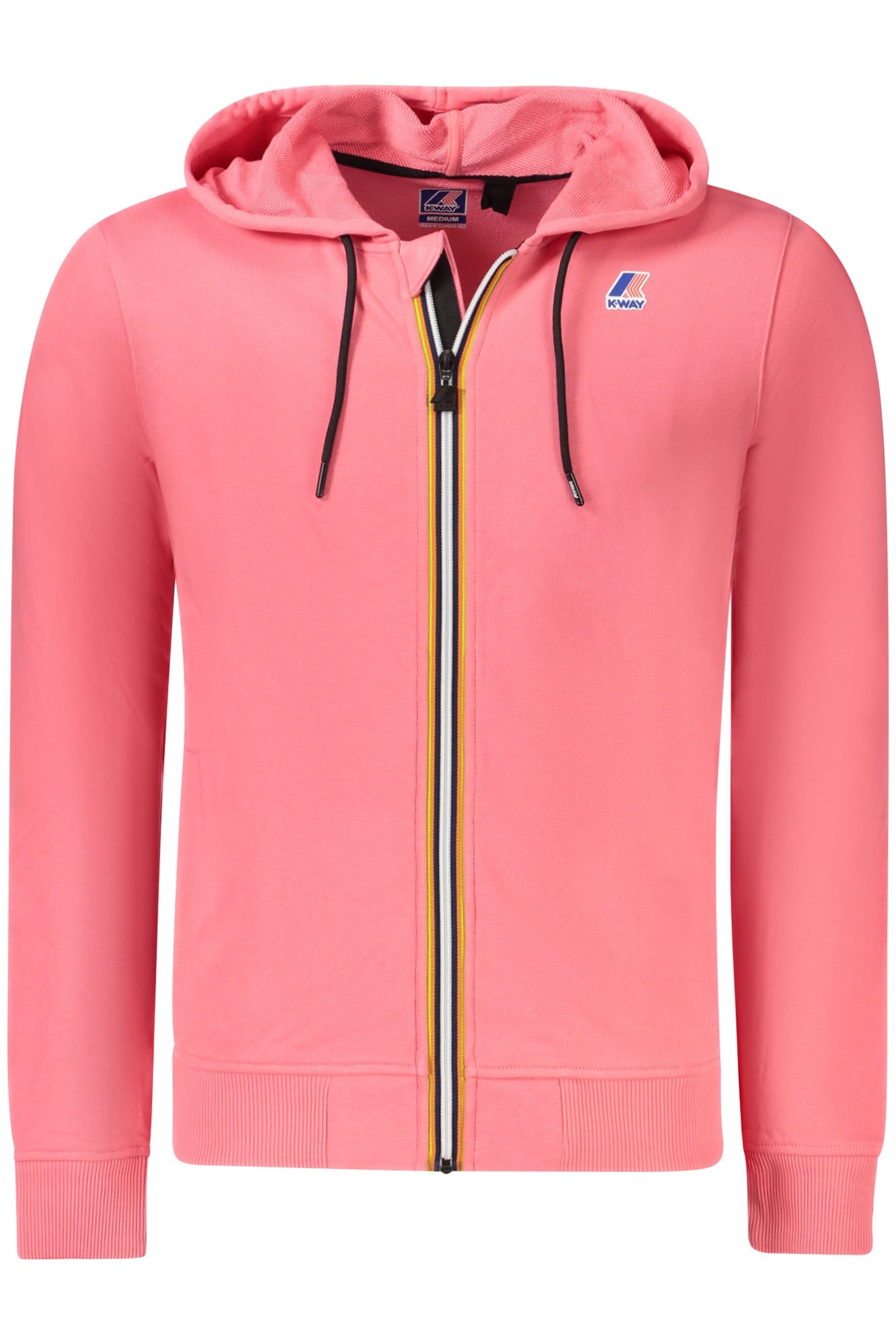 K-WAY FELPA CON ZIP UOMO ROSA
