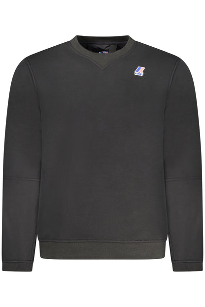 K-WAY FELPA SENZA ZIP UOMO NERO