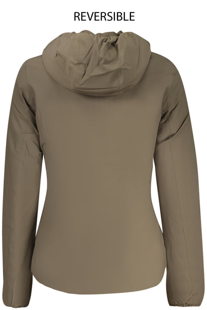 K-WAY GIUBBOTTO DONNA MARRONE