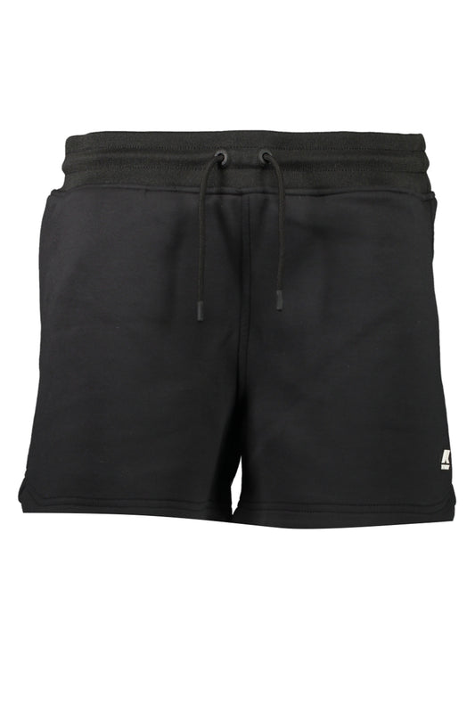 K-WAY PANTALONE SHORT DONNA NERO