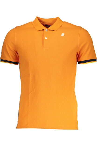 K-WAY POLO MANICHE CORTE UOMO ARANCIO
