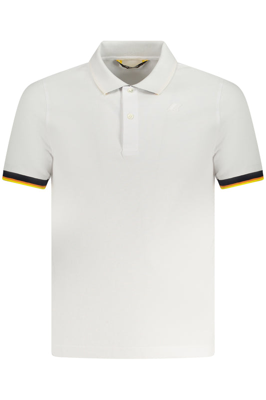 K-WAY POLO MANICHE CORTE UOMO BIANCO