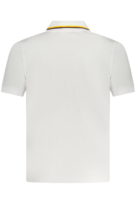 K-WAY POLO MANICHE CORTE UOMO BIANCO