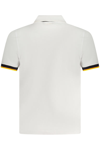 K-WAY POLO MANICHE CORTE UOMO BIANCO