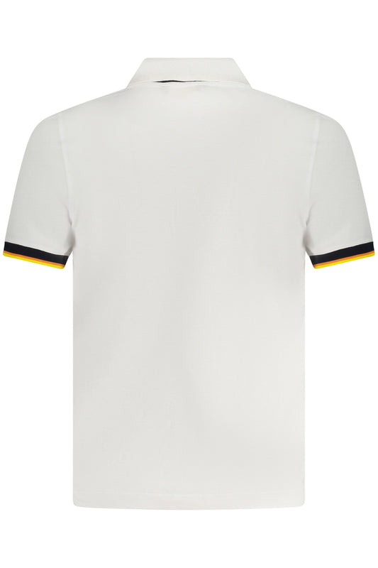 K-WAY POLO MANICHE CORTE UOMO BIANCO