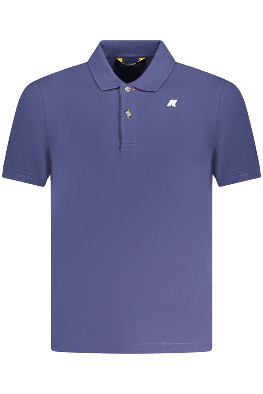 K-WAY POLO MANICHE CORTE UOMO BLU