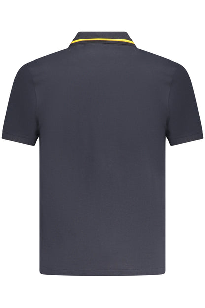 K-WAY POLO MANICHE CORTE UOMO BLU