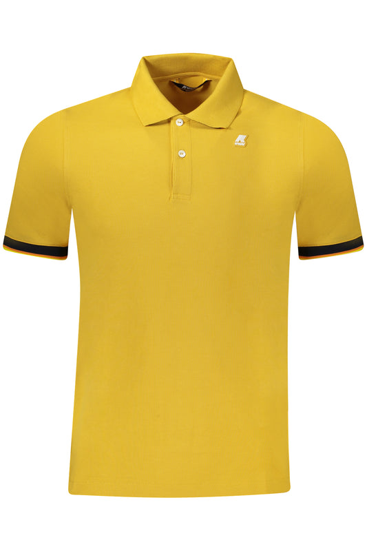 K-WAY POLO MANICHE CORTE UOMO GIALLO