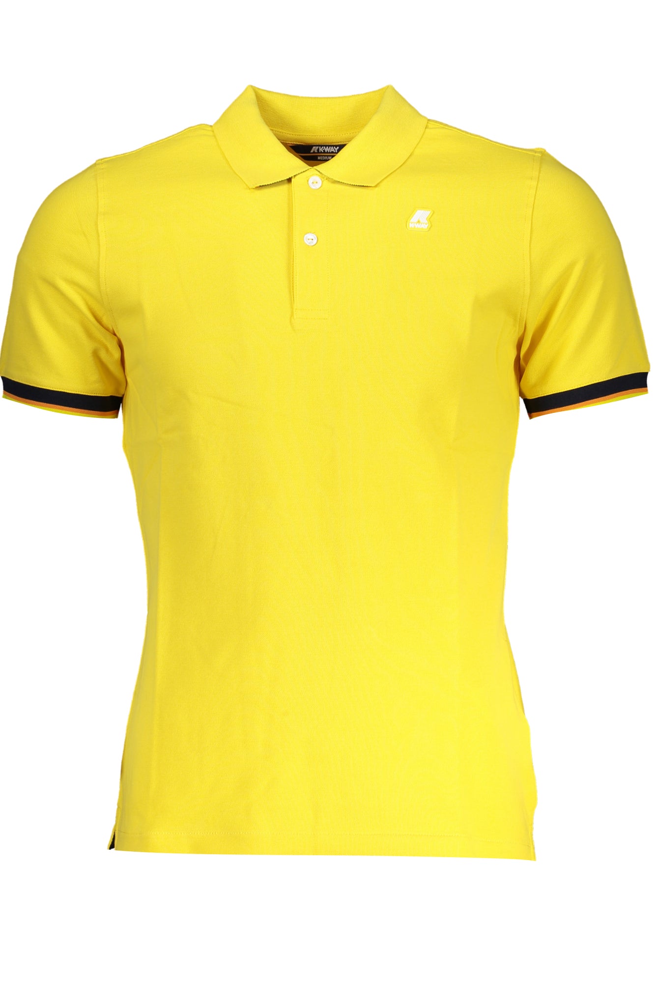 K-WAY POLO MANICHE CORTE UOMO GIALLO