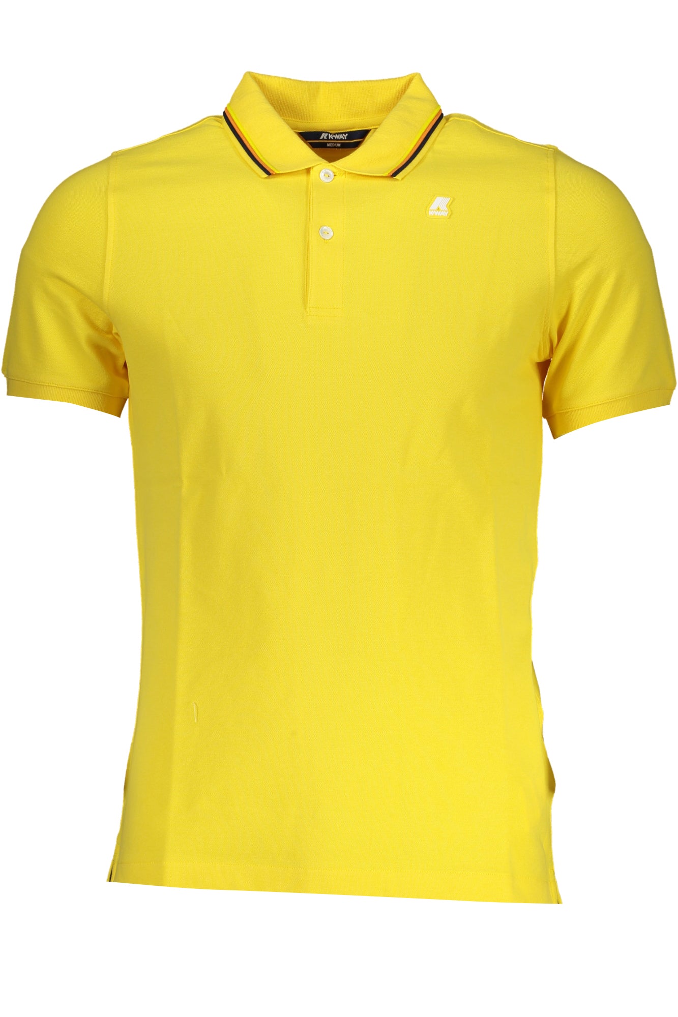K-WAY POLO MANICHE CORTE UOMO GIALLO