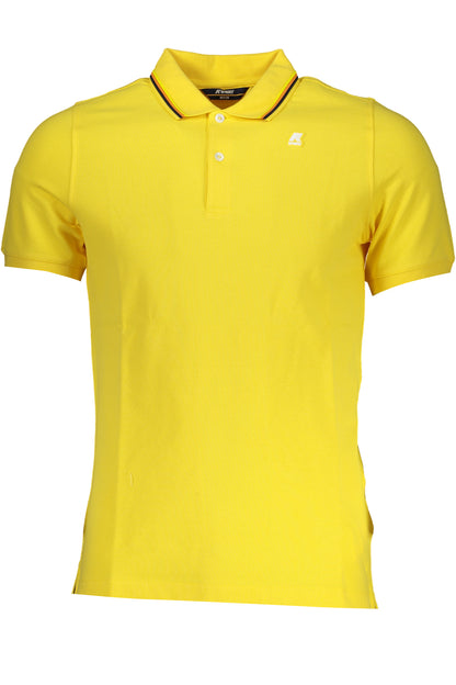 K-WAY POLO MANICHE CORTE UOMO GIALLO