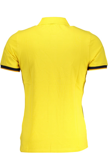 K-WAY POLO MANICHE CORTE UOMO GIALLO