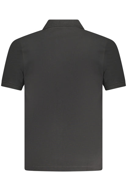 K-WAY POLO MANICHE CORTE UOMO NERO