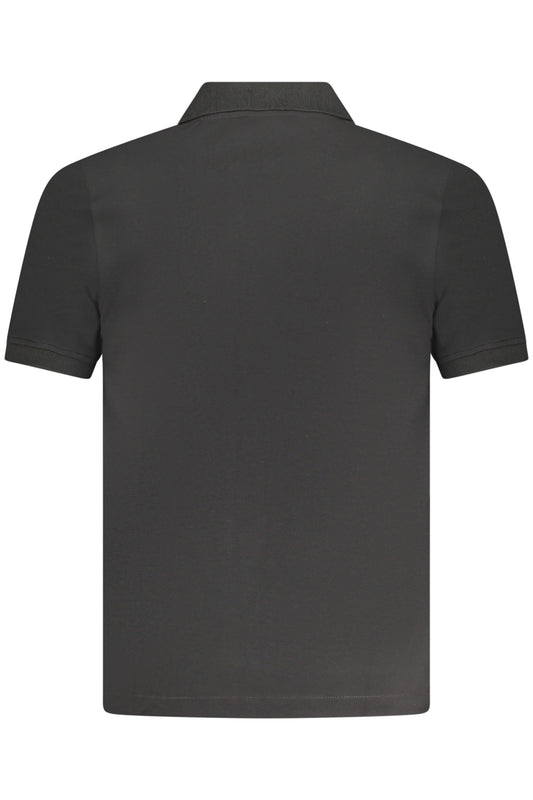 K-WAY POLO MANICHE CORTE UOMO NERO