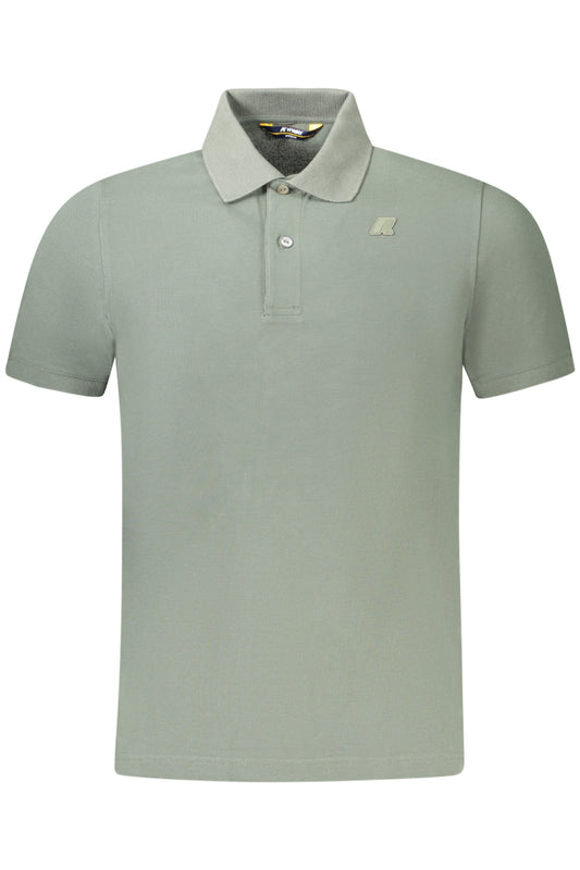 K-WAY POLO MANICHE CORTE UOMO VERDE