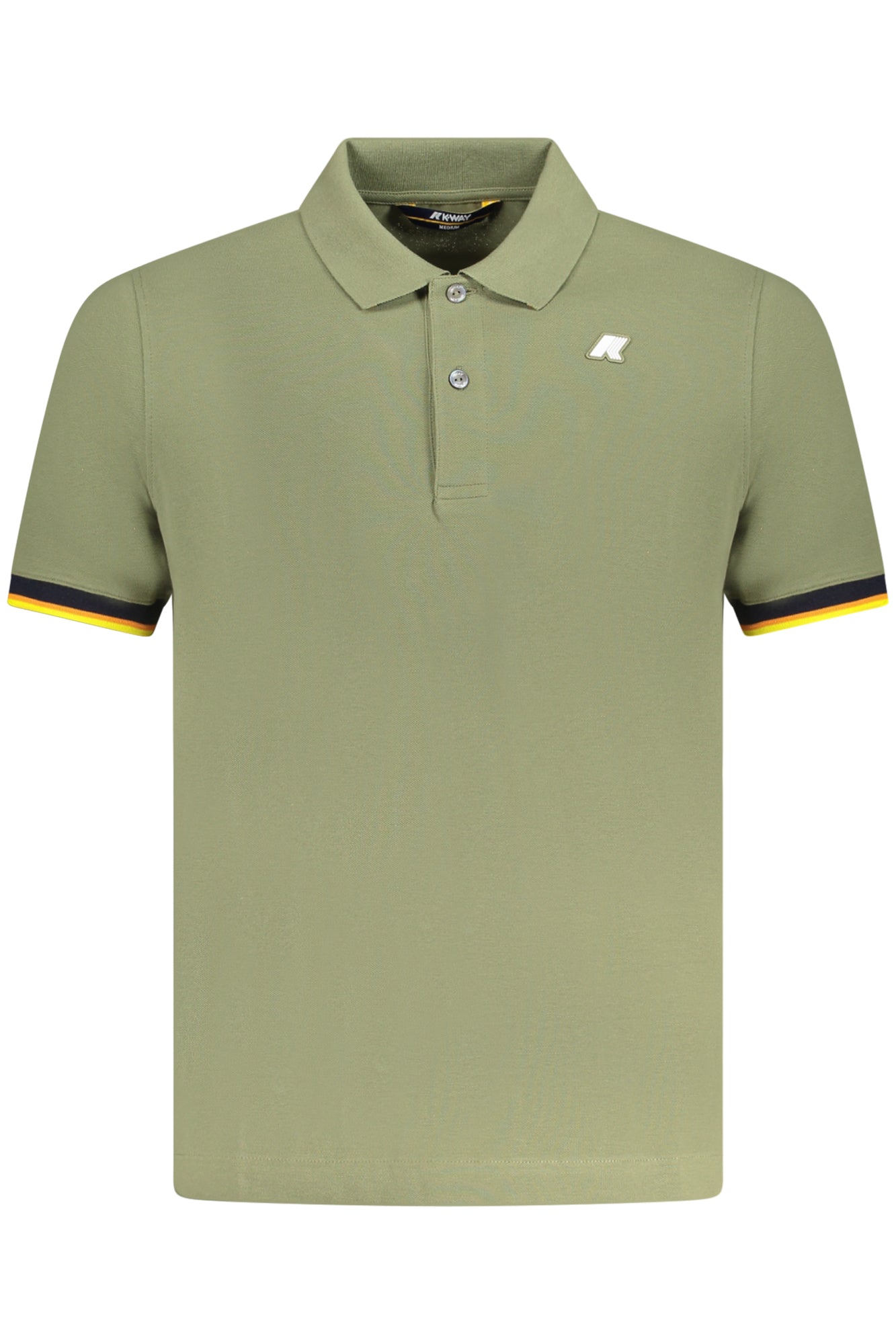 K-WAY POLO MANICHE CORTE UOMO VERDE