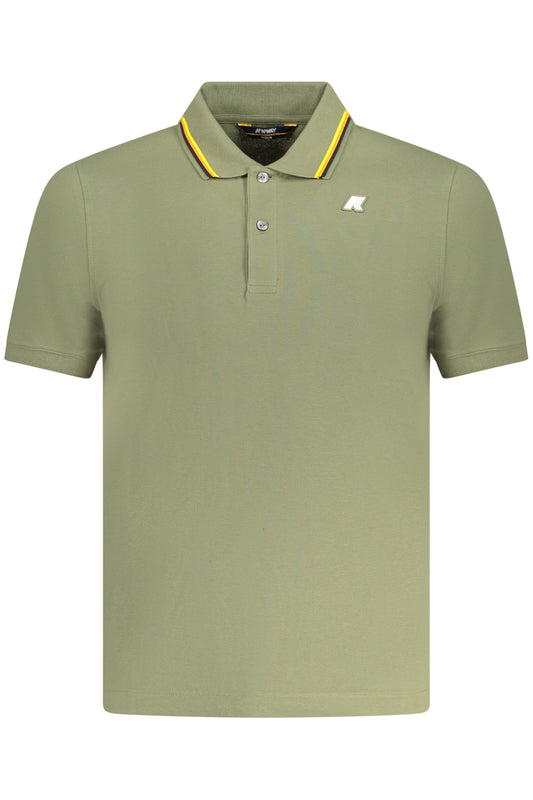 K-WAY POLO MANICHE CORTE UOMO VERDE