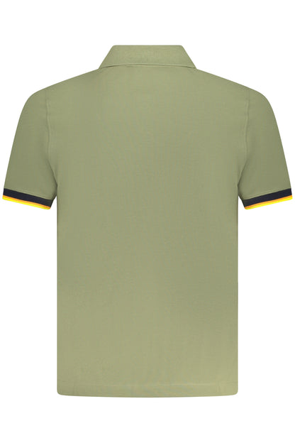 K-WAY POLO MANICHE CORTE UOMO VERDE
