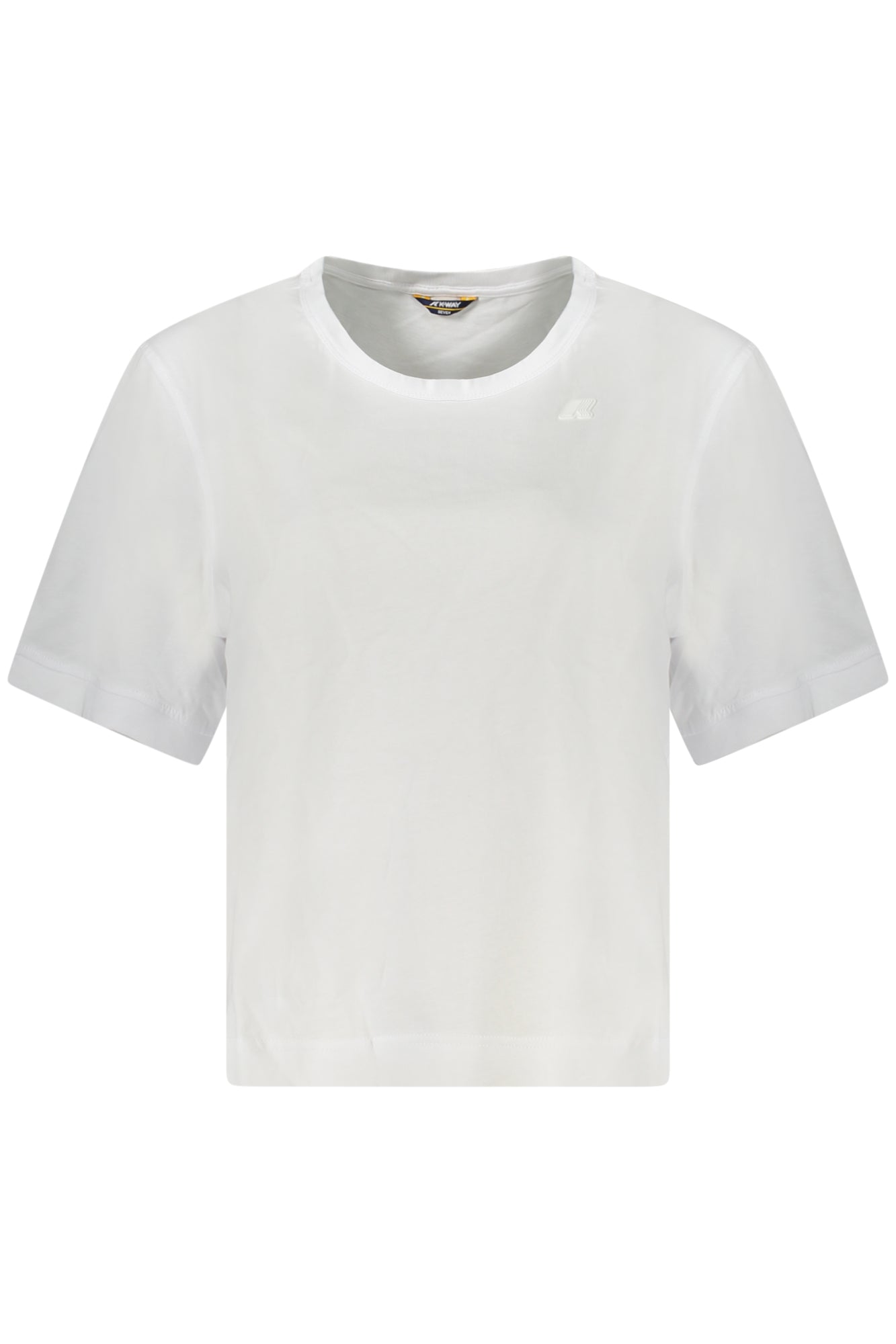 K-WAY T-SHIRT MANICHE CORTE DONNA BIANCO