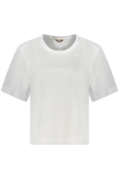 K-WAY T-SHIRT MANICHE CORTE DONNA BIANCO