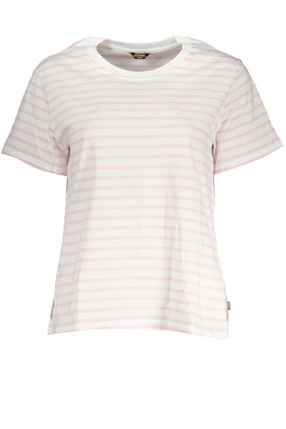 K-WAY T-SHIRT MANICHE CORTE DONNA BIANCO