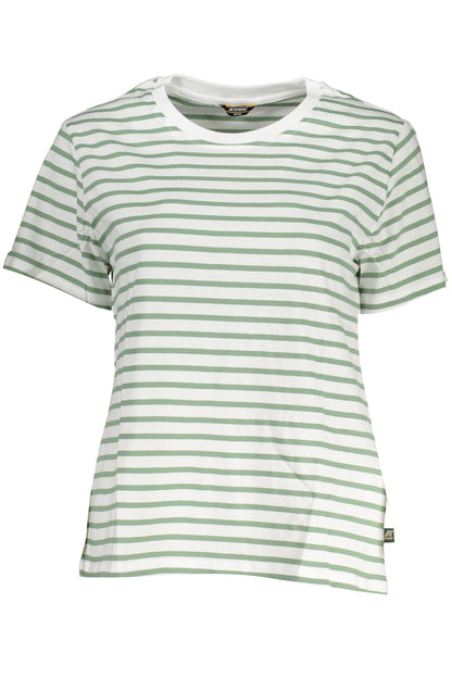 K-WAY T-SHIRT MANICHE CORTE DONNA BIANCO
