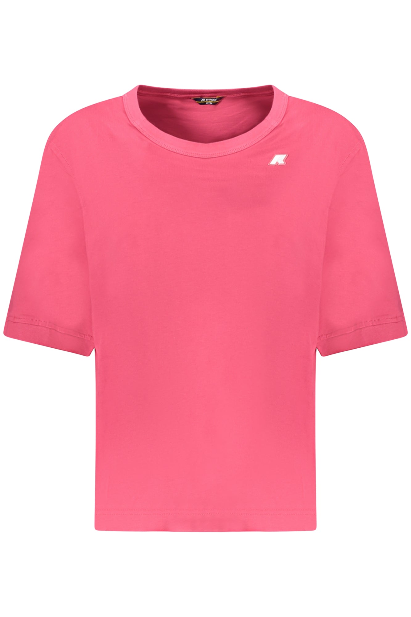 K-WAY T-SHIRT MANICHE CORTE DONNA ROSA
