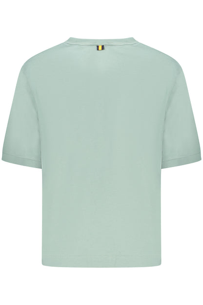 K-WAY T-SHIRT MANICHE CORTE DONNA VERDE