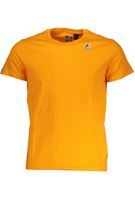K-WAY T-SHIRT MANICHE CORTE UOMO ARANCIO