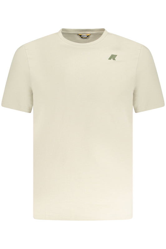 K-WAY T-SHIRT MANICHE CORTE UOMO BEIGE