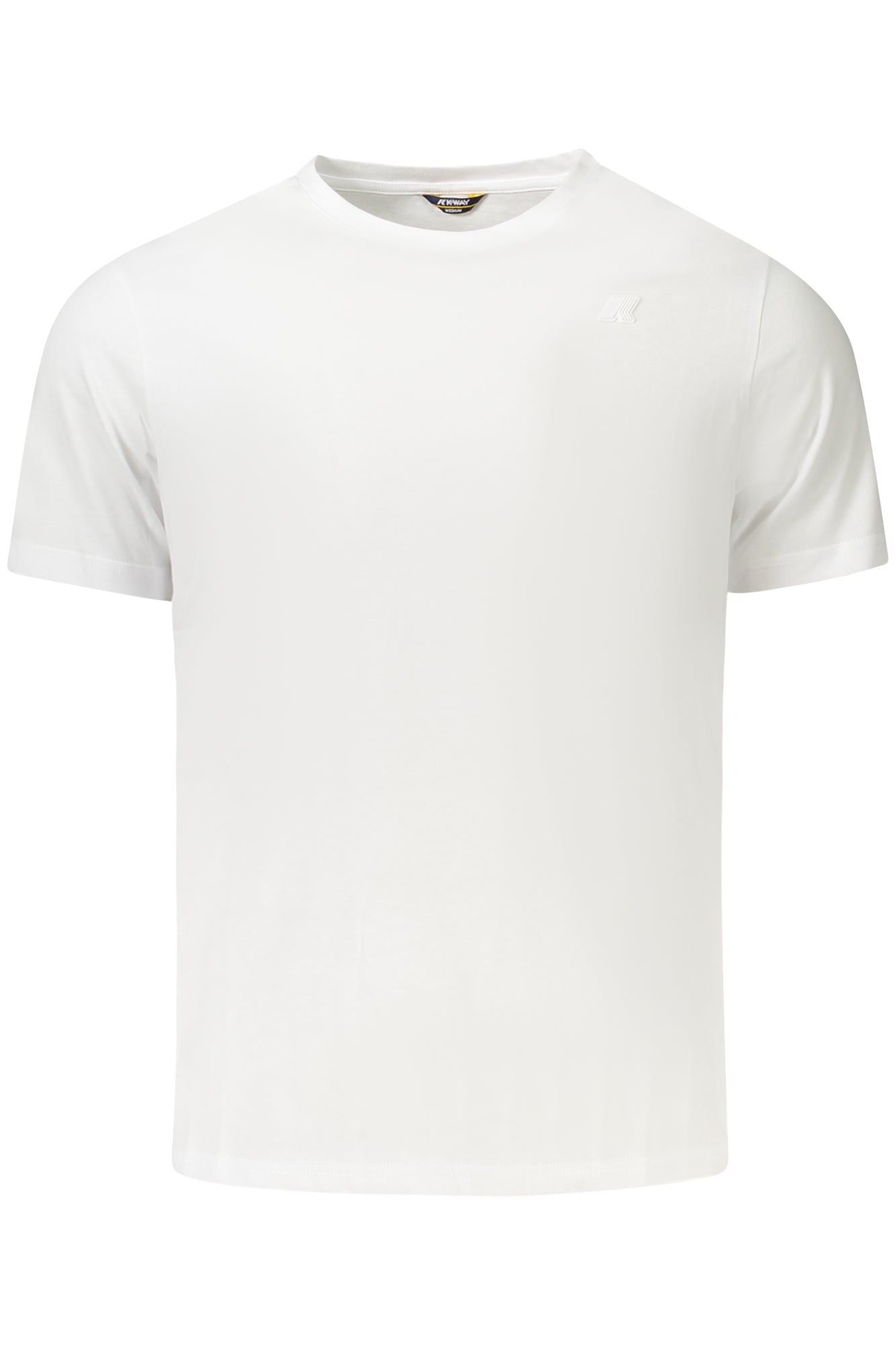 K-WAY T-SHIRT MANICHE CORTE UOMO BIANCO