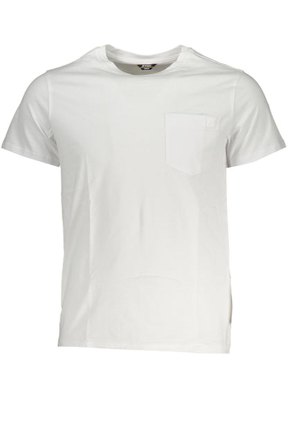 K-WAY T-SHIRT MANICHE CORTE UOMO BIANCO