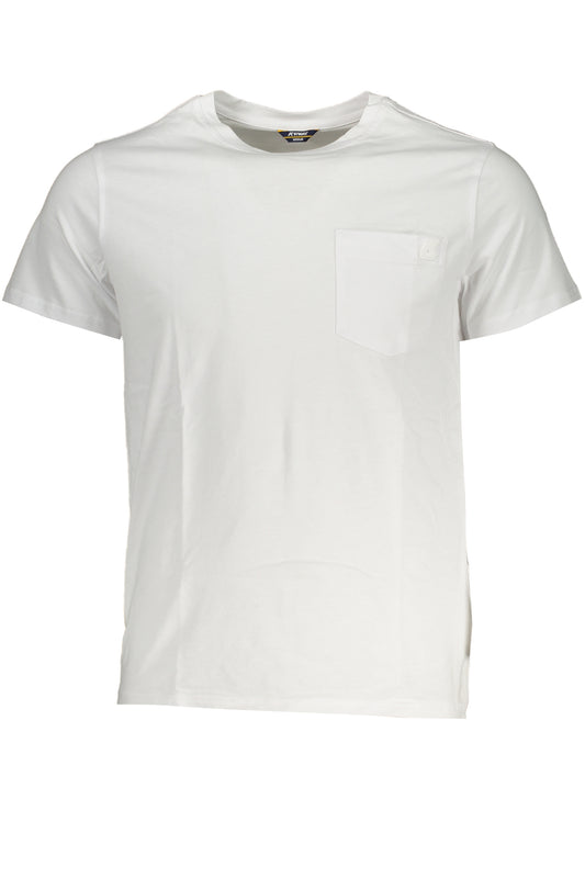 K-WAY T-SHIRT MANICHE CORTE UOMO BIANCO