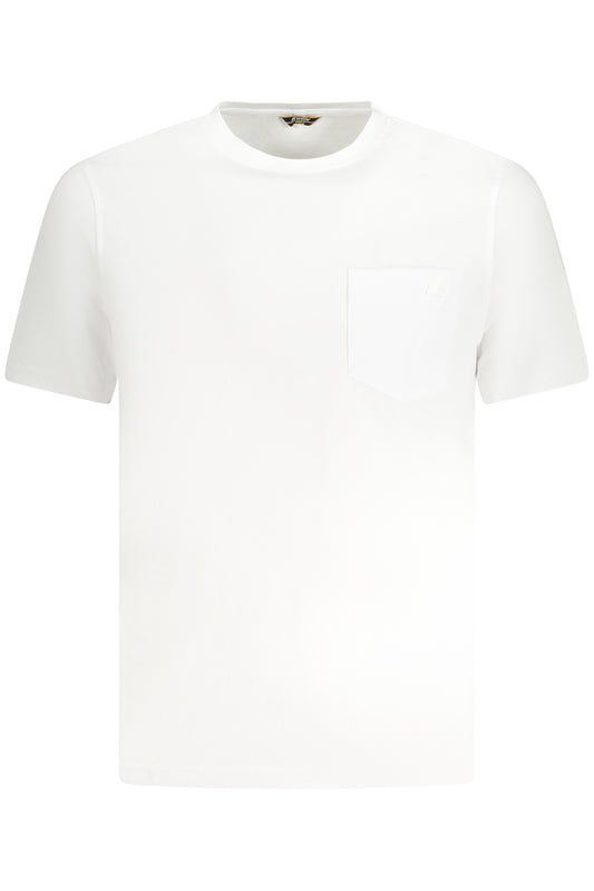 K-WAY T-SHIRT MANICHE CORTE UOMO BIANCO