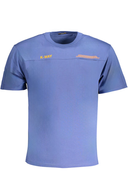 K-WAY T-SHIRT MANICHE CORTE UOMO BLU