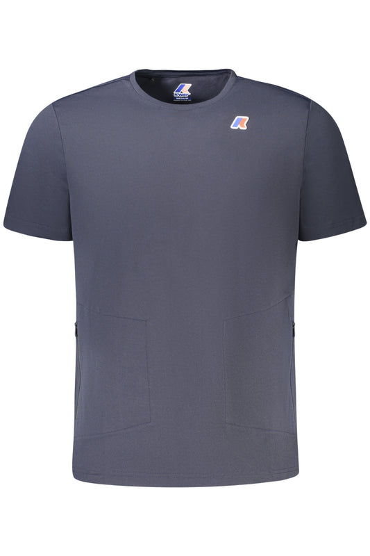 K-WAY T-SHIRT MANICHE CORTE UOMO BLU