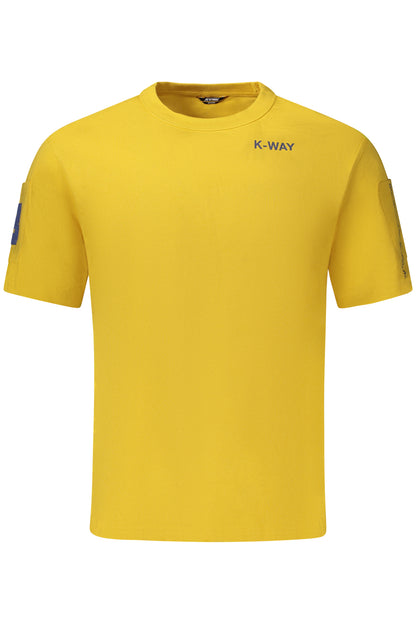 K-WAY T-SHIRT MANICHE CORTE UOMO GIALLO